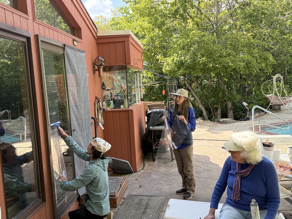 Bird Safe Windows installation in action