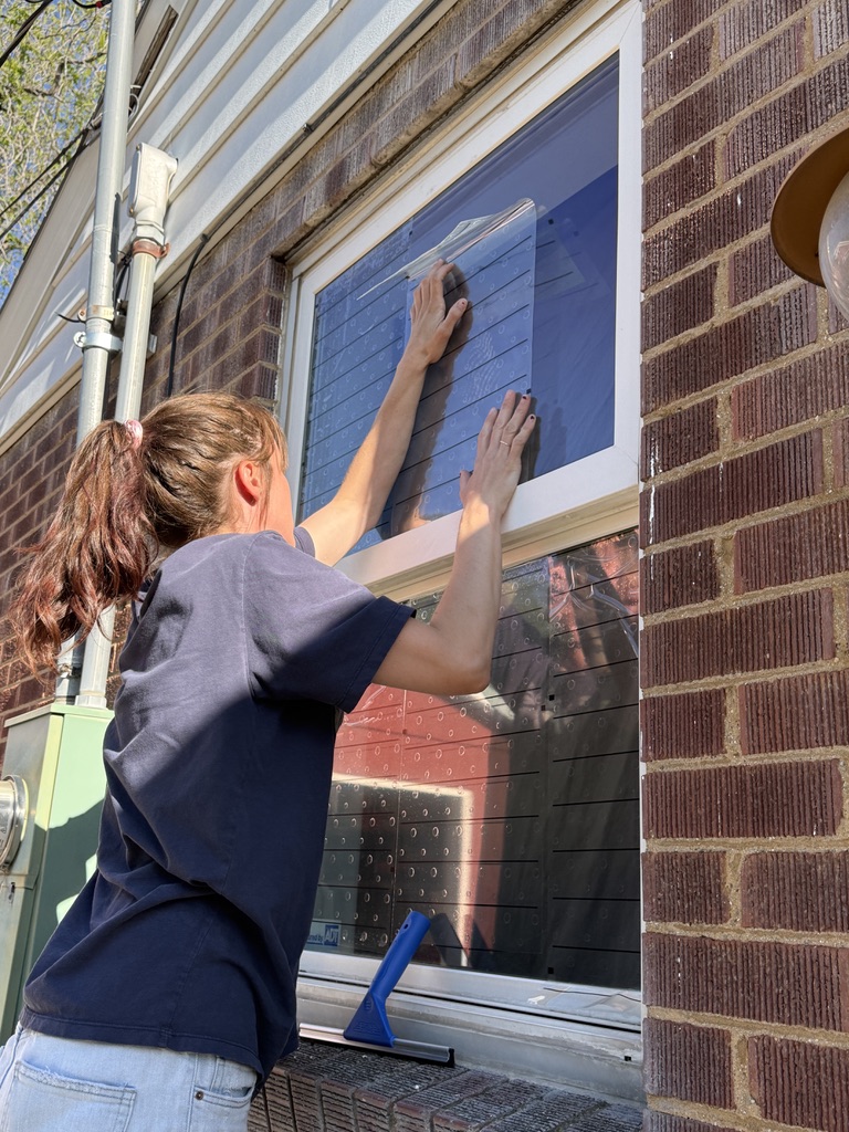 Bird Safe Windows installation in action