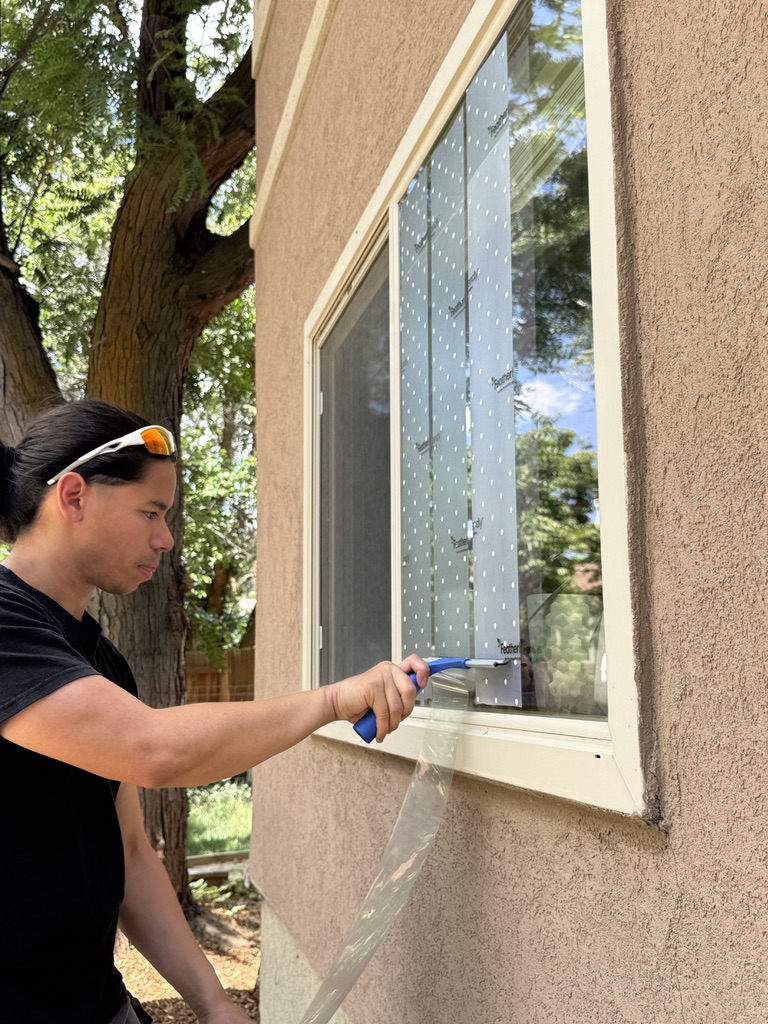 Bird Safe Windows installation in action